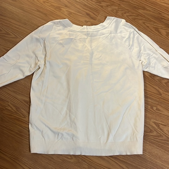 Talbots Women Cream Sweater Size 1X - Picture 7 of 7